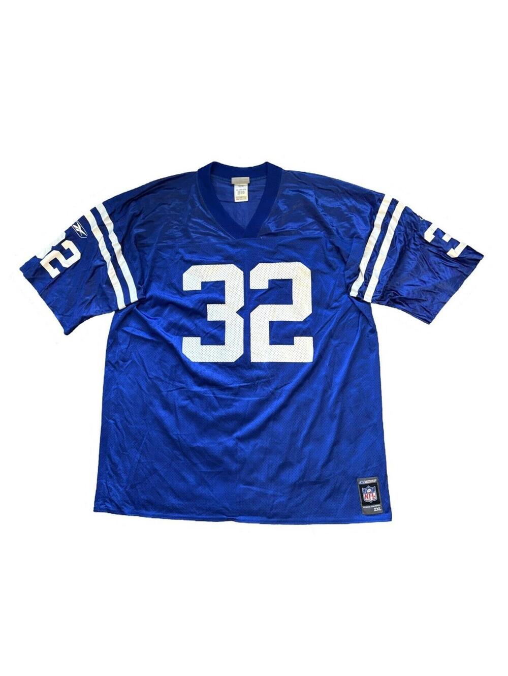 Vintage Reebok Indianapolis Colts Edgerrin James #32 NFL Jersey Men's Size 2XL